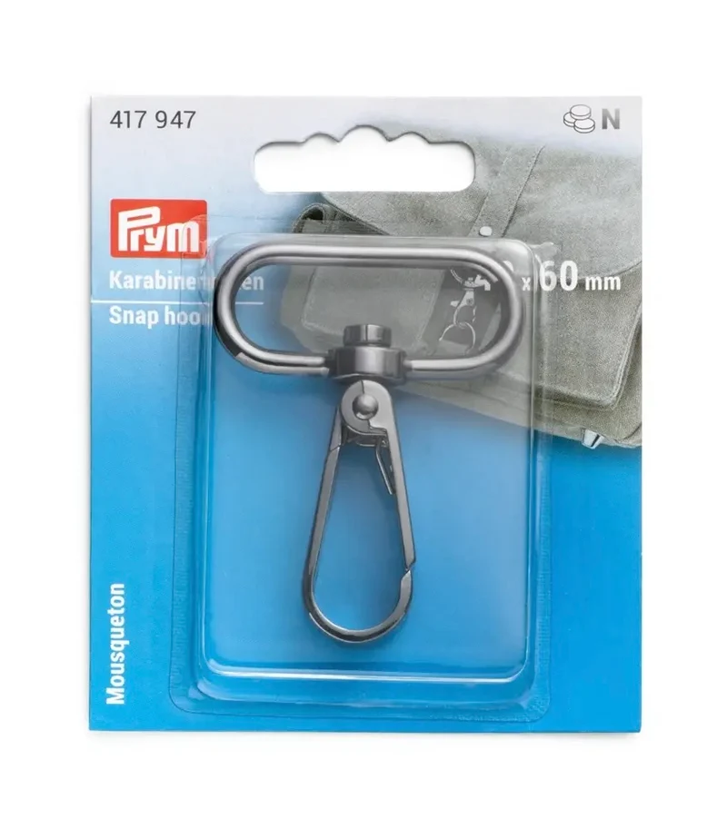 Prym Karabinerhaken 40 x 60 mm gunmetal