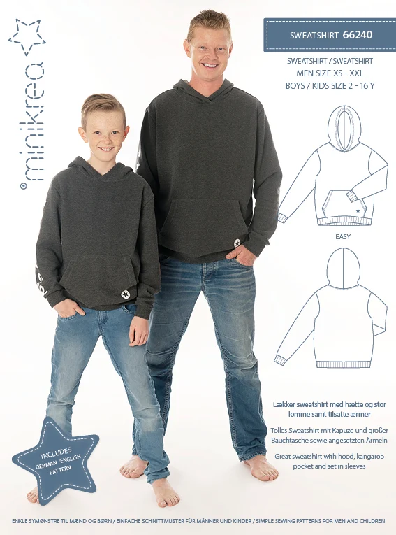 Schnittmuster 66240 Sweatshirt