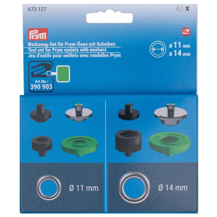 Prym Werkzeug-Set Oesen 11mm und 14mm