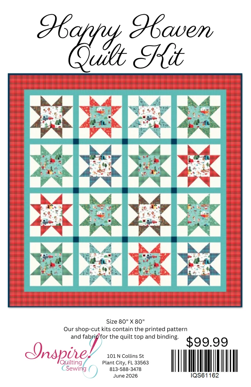 Happy Haven Quilt Kit 80" X 80"
