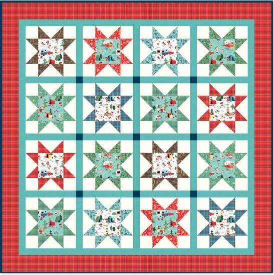 Happy Haven Quilt Kit 80" X 80"