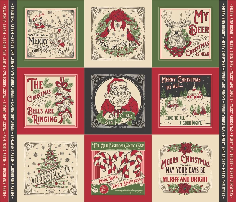 Moda, Stacy Iest Hsu, Holiday Cheer, 36" Main Panel
