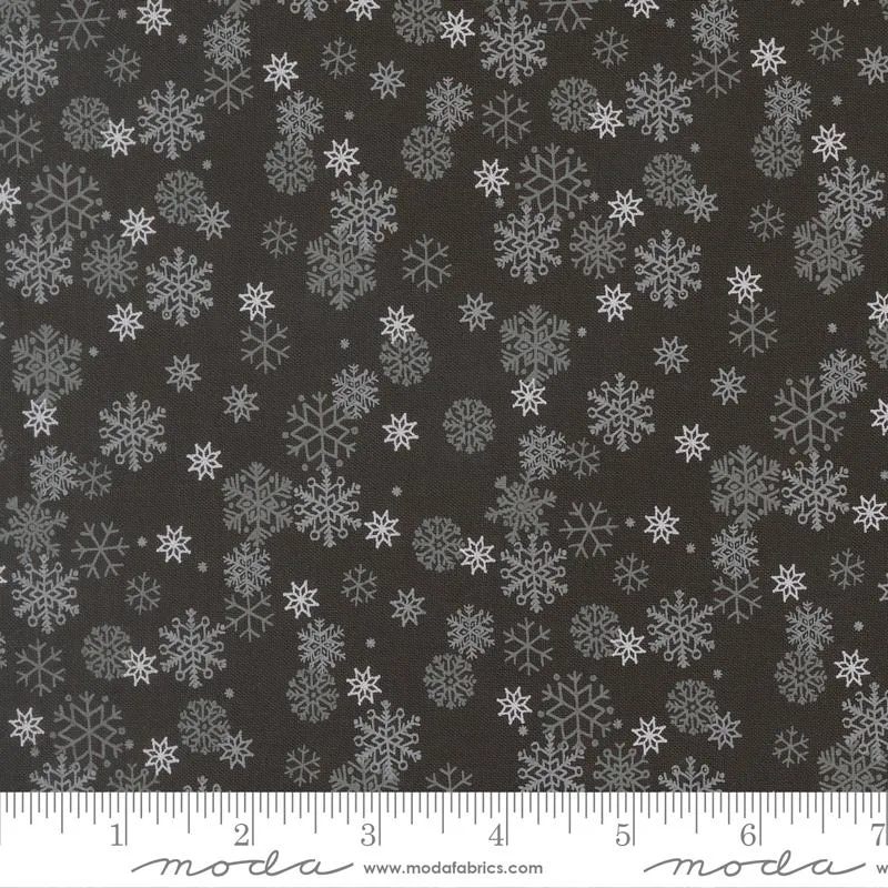 Moda, Stacy Iest Hsu, Holiday Cheer, Snow Flurry, Midnight Gray