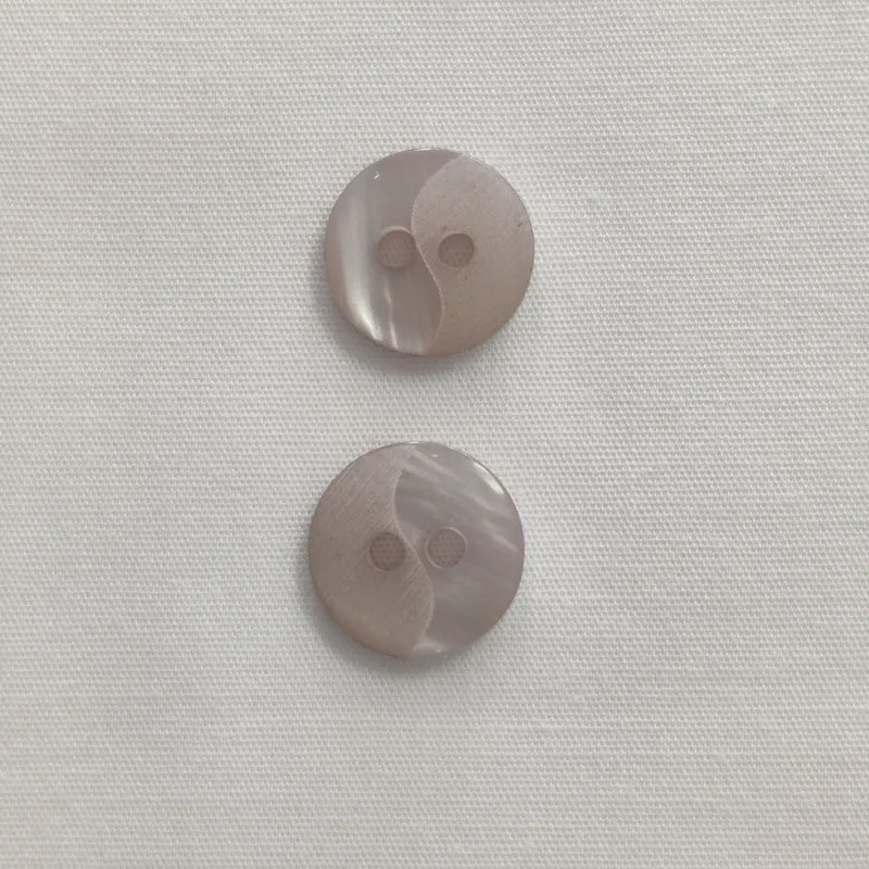 Polyesterknopf Yin & Yang 2-Loch 13 mm