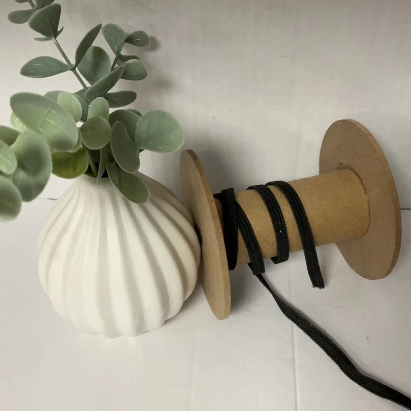 Gummilitze schwarz 6mm