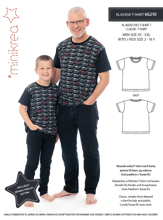 Schnittmuster 66210 Klassisches T-Shirt