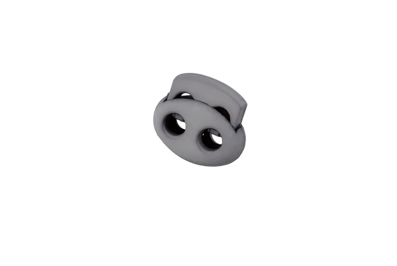 Kordelstopper Durchlass 3mm grau15mm