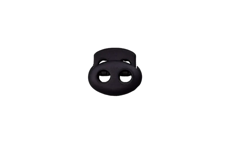 Kordelstopper Durchlass 3mm schwarz15mm