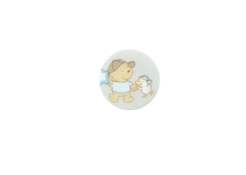 Polyester Knopf Oese Pitzelpatz 15mm mehrfarbig