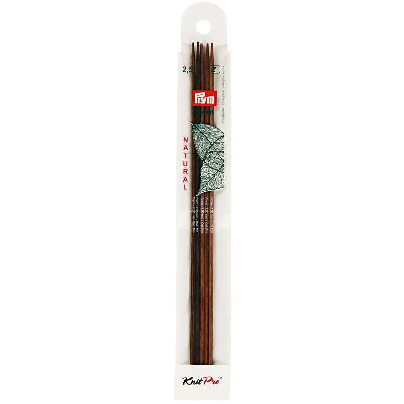 Knit Pro Strumpfstricknadeln Natural 20 cm