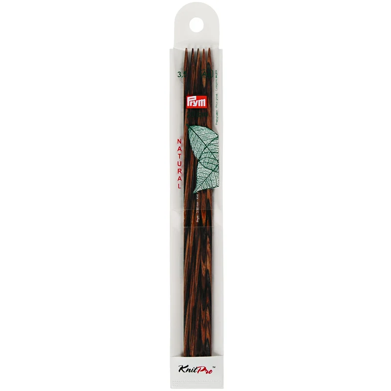 Knit Pro Strumpfstricknadeln Natural 20 cm