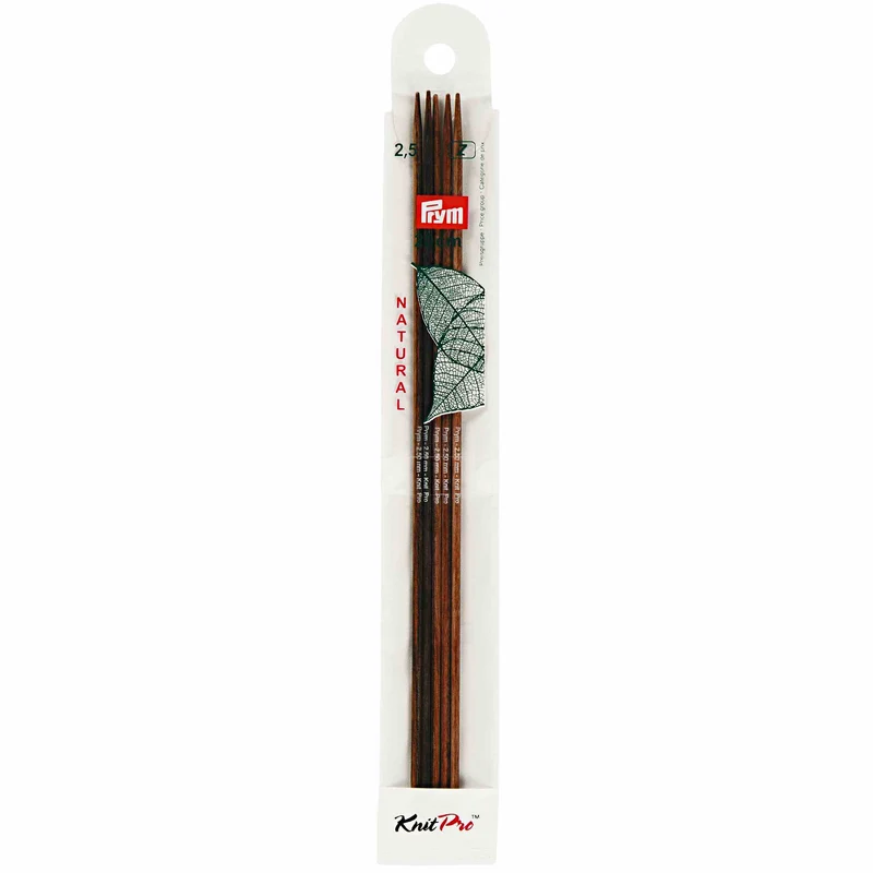 Knit Pro Strumpfstricknadeln Natural 20 cm