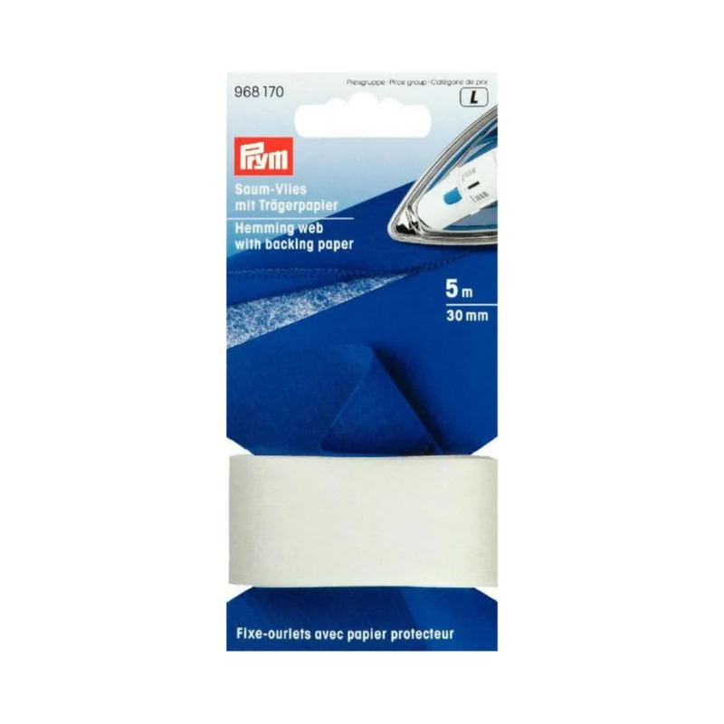 Saum-Vlies mit Trägerpapier