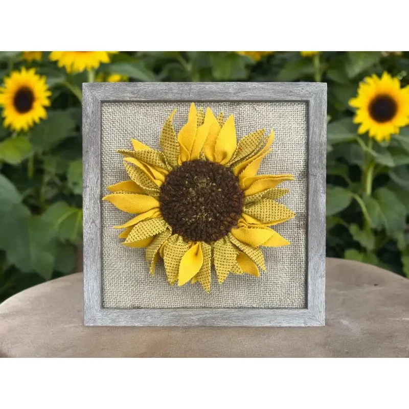 Hand Work Kit - Sunflower Proddy & Punch