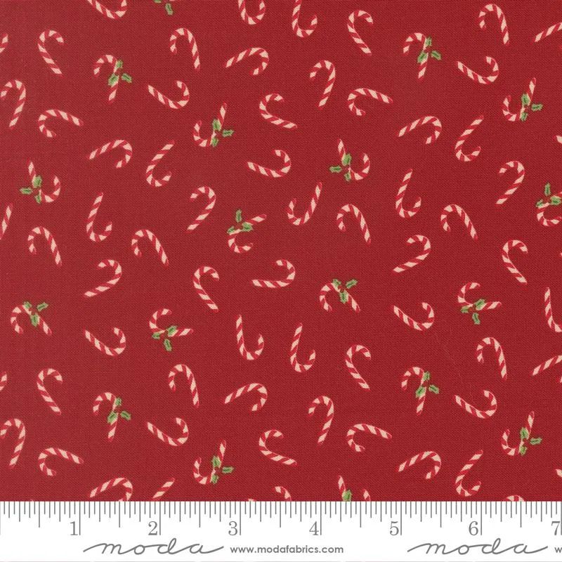 Moda, Stacy Iest Hsu, Holiday Cheer, Candy Canes, Cardinal Red