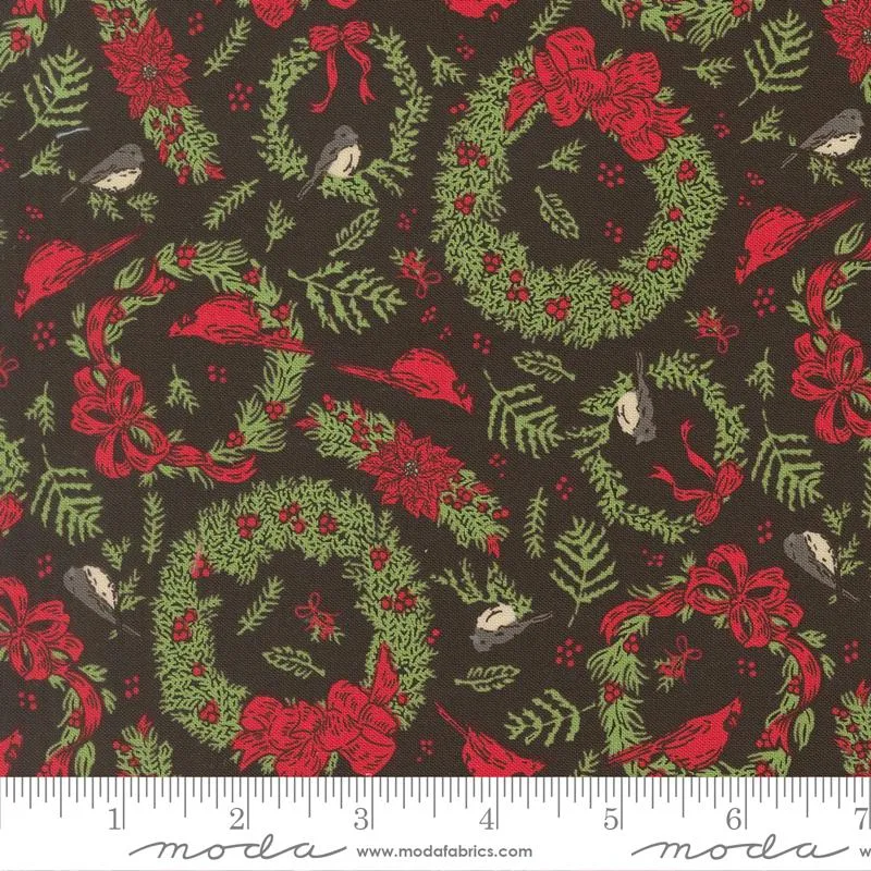Moda, Stacy Iest Hsu, Holiday Cheer, Deck The Halls, Midnight Gray