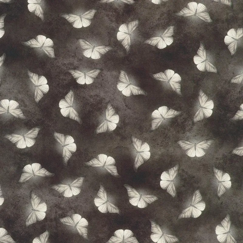 Robert Kaufman, Ravenwood, Tossed Moths on Shadow Gray