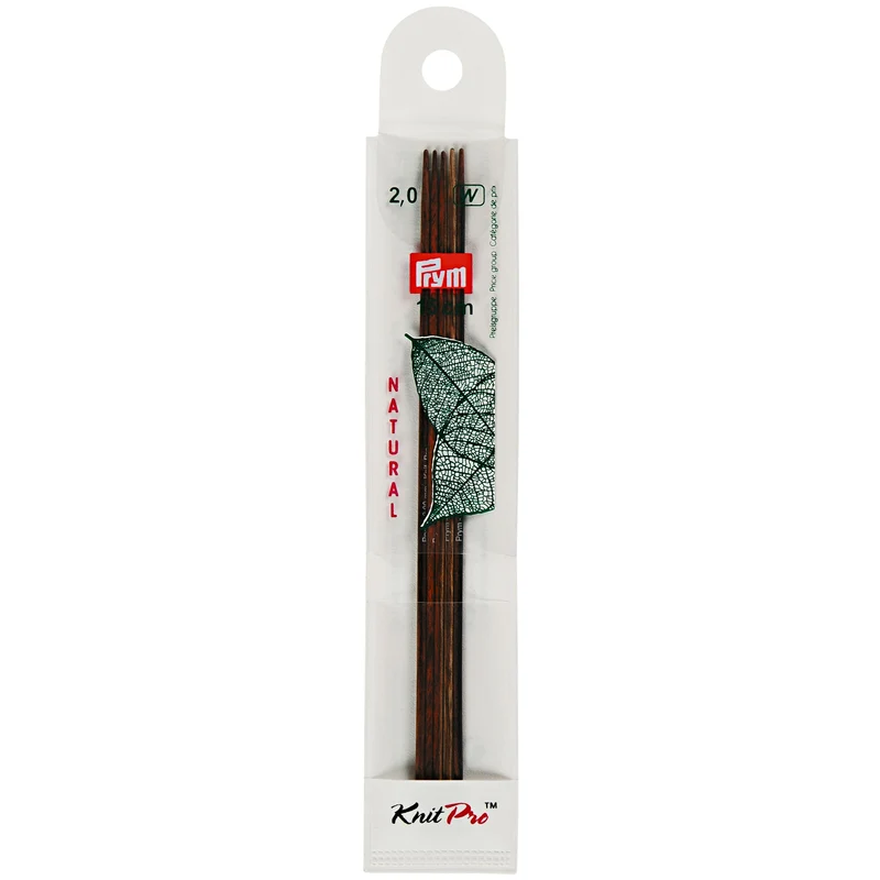 Prym Strumpfstricknadeln Natural von KnitPro – Holz, 15 cm