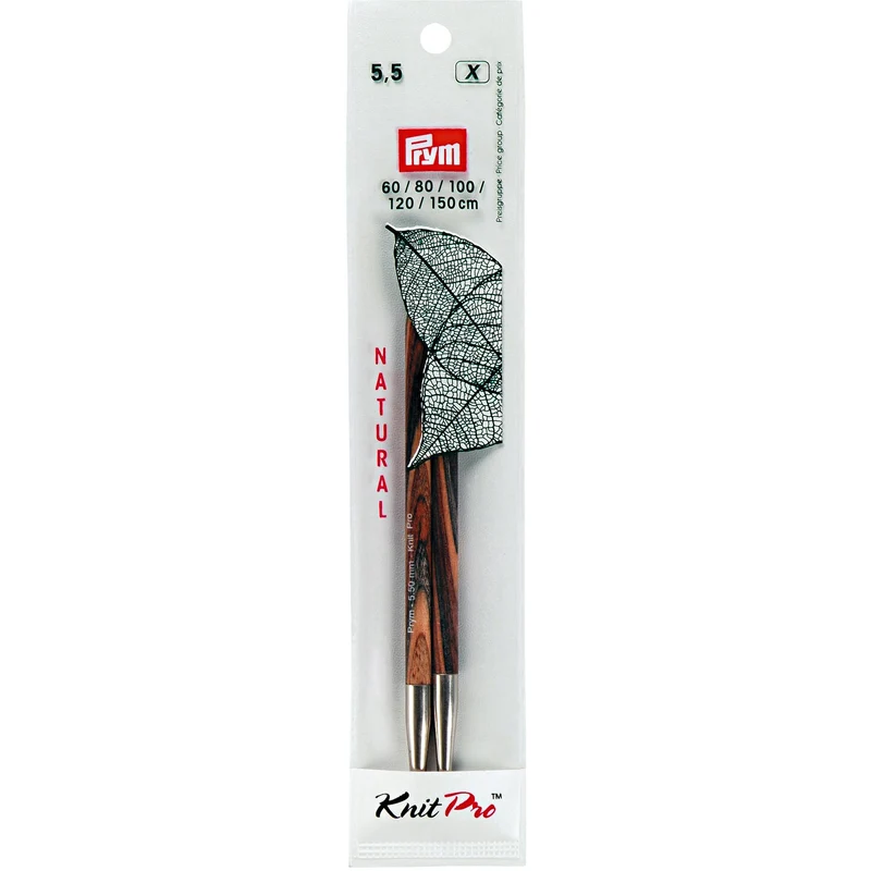 Knit Pro Stricknadelspitzen Natural Lang