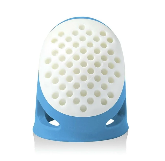Prym Soft Comfort Fingerhut XL blau / weiss