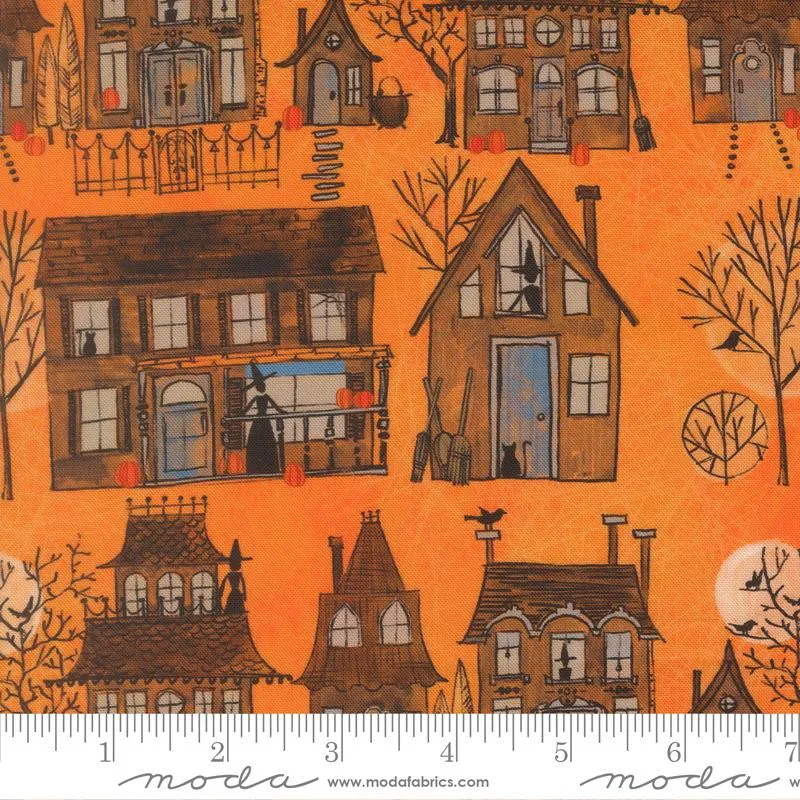 Moda, Robin Pickens, Coven, Witch Village Pumpkin, Orange