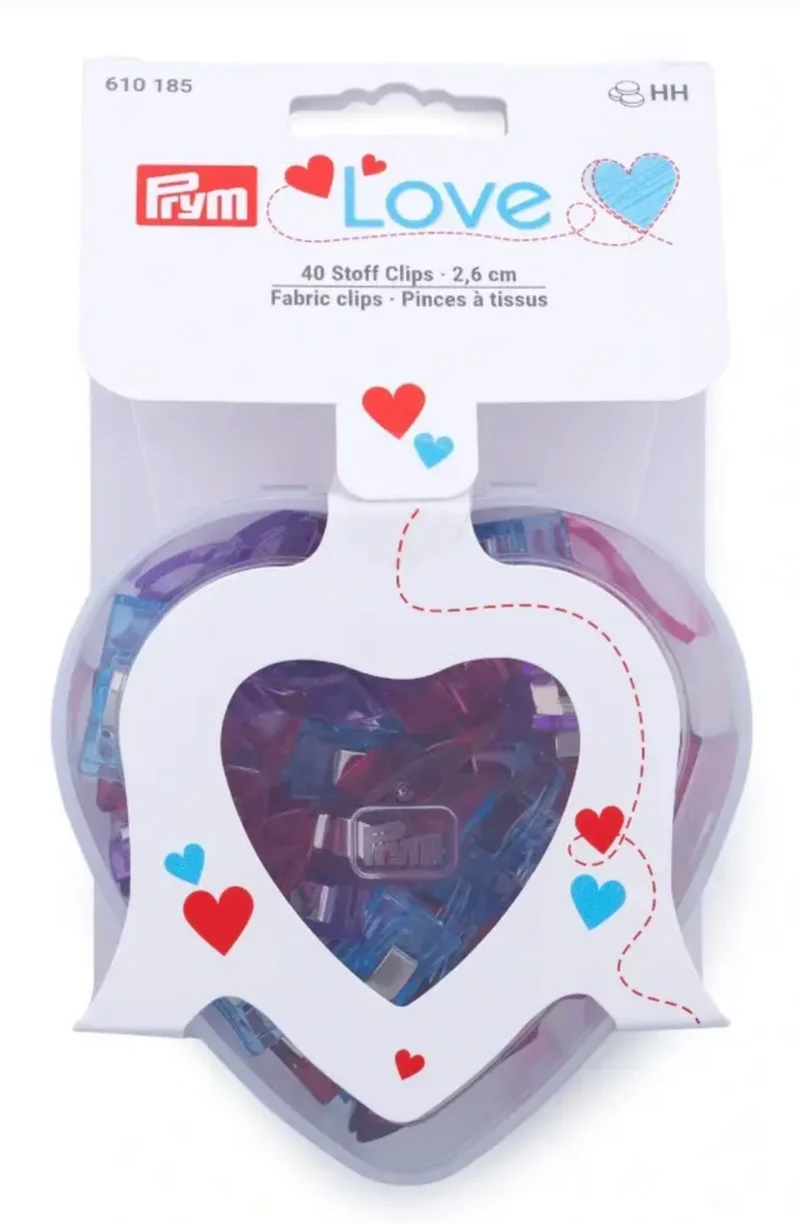 Prym Love Nähclips 40 Stck Herzbox