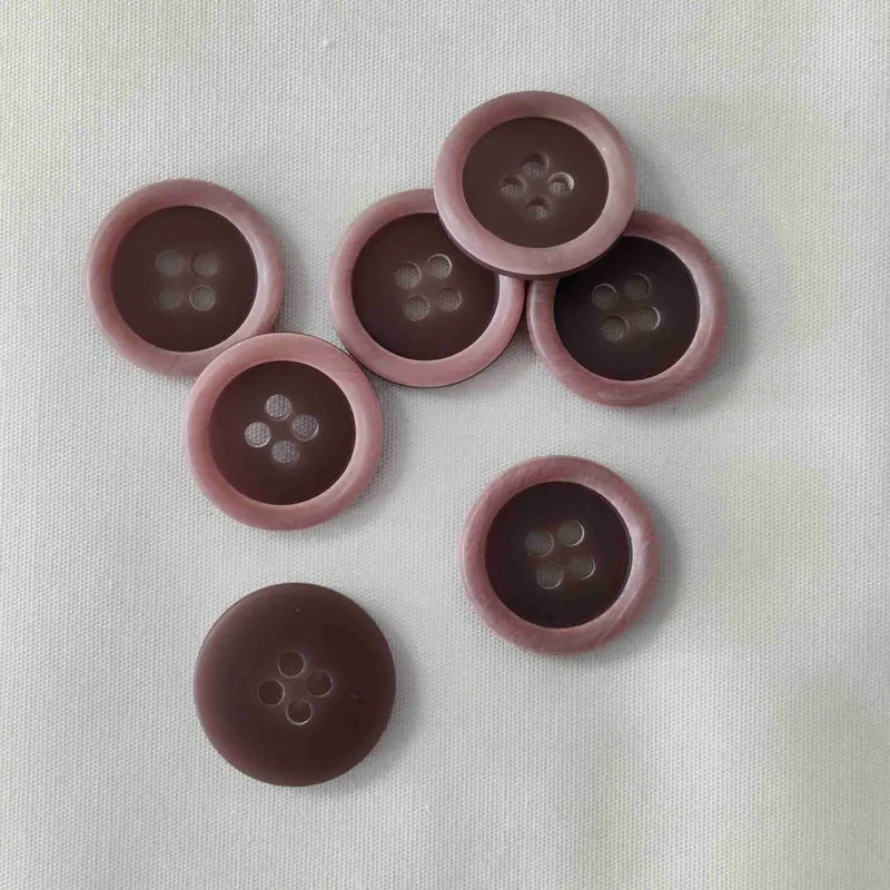 Polyesterknopf Rand 4-Loch 12 mm