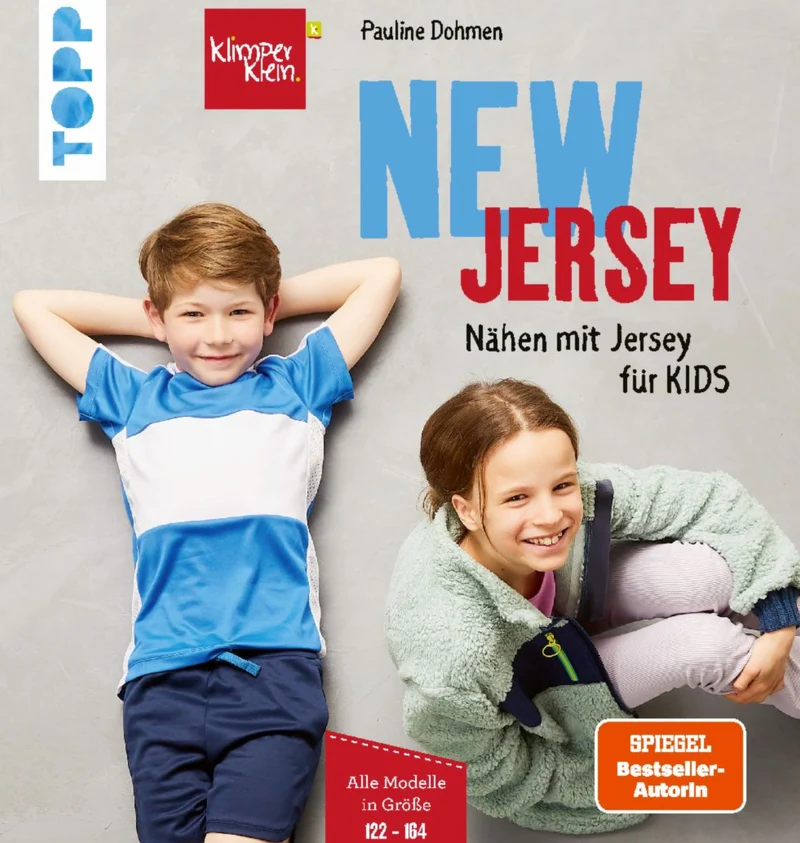 Buch „NEW JERSEY“ von Klimperklein Nähen mit Jersey für Kids Gr. 122-164