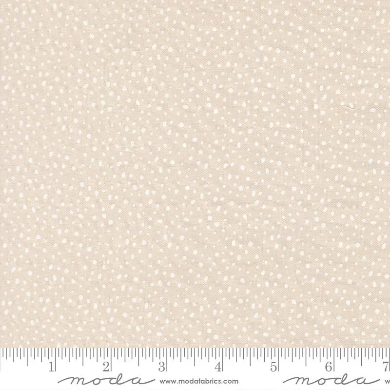 Moda, Kileys Quilt Room, Gingerbread Lane, Flurry Dots, Sugar White