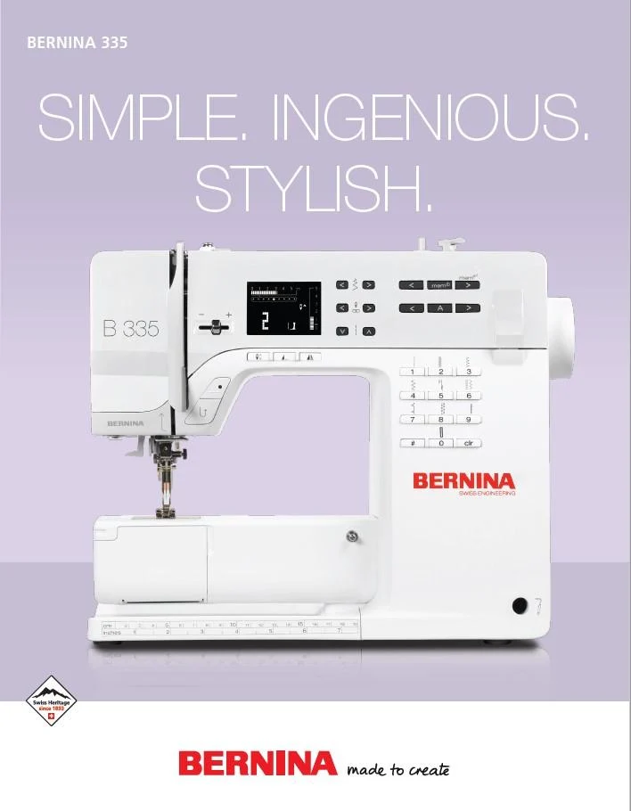Bernina 335 (Gen2) Sewing Machine