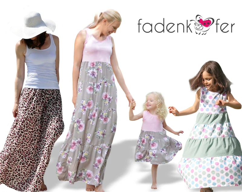 Fadenkäfer Schnittmuster "Fiona" Kleid Damen