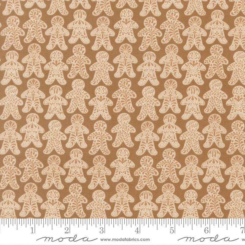 Moda, Kileys Quilt Room, Gingerbread Lane, Gingerbread Dance, Cocoa Tan