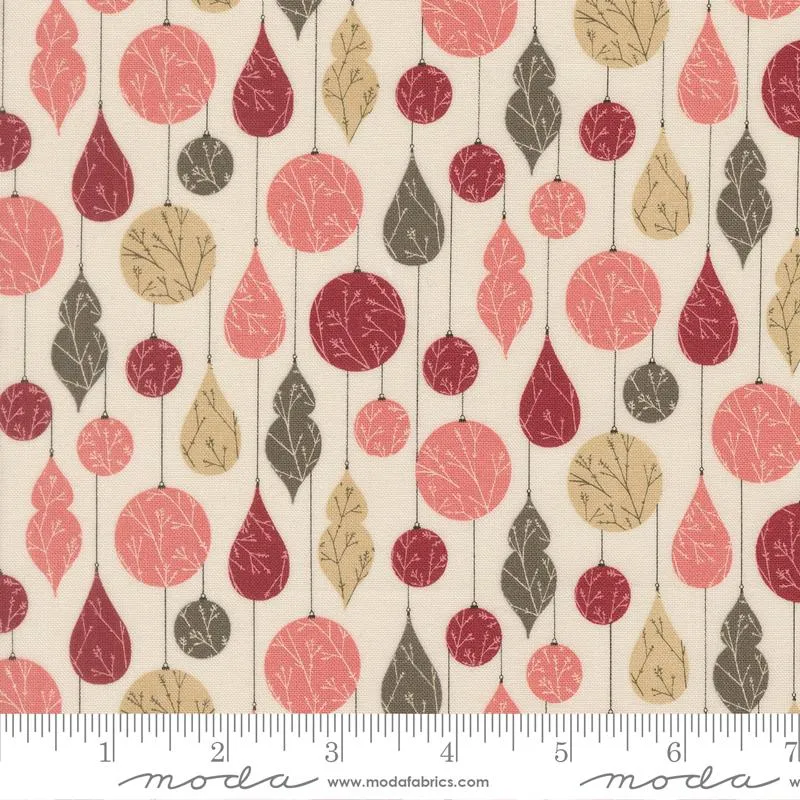Moda, Kileys Quilt Room, Gingerbread Lane, Crystal Ornaments, Sugar White