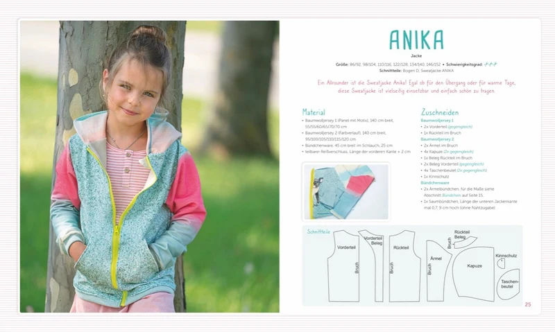 Buch Farbenfrohe Jersey-Outfits für Kinder