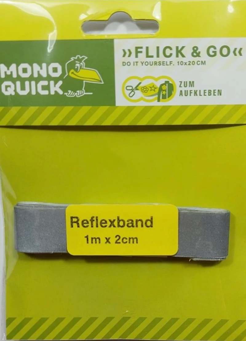Mono Quick Reflexband selbstklebend 1m x 2cm