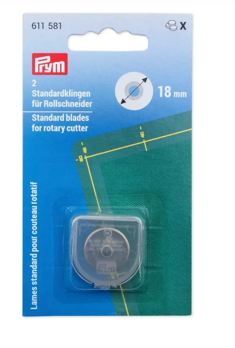 Prym SUPER MINI Standardklingen für Rollschneider 18mm 2 Stck