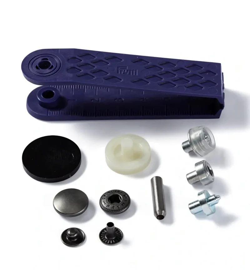 Prym Nähfrei Anorak Druckknöpfe 15mm alteisen