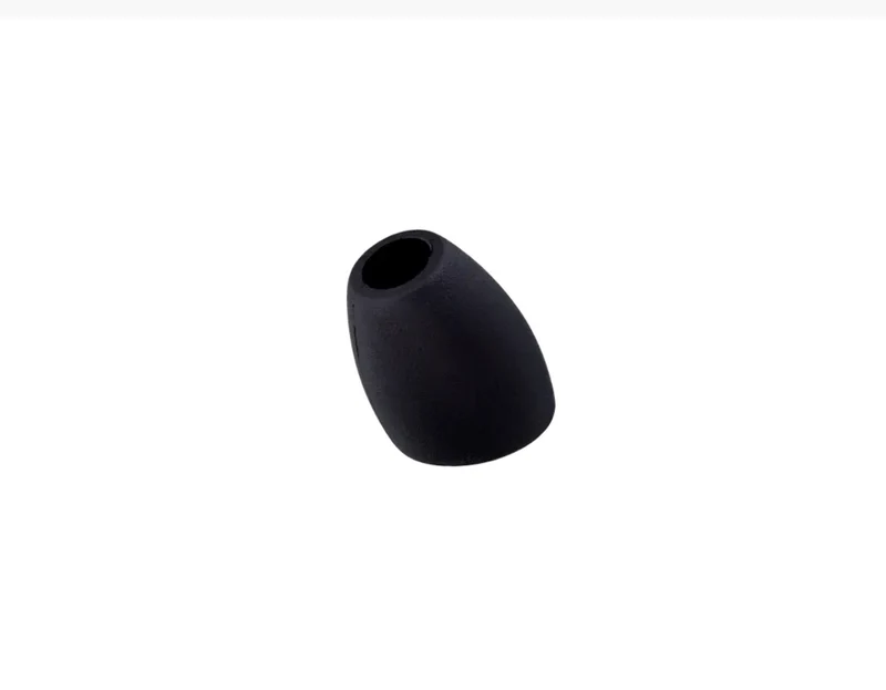 Kordelende 16mm schwarz