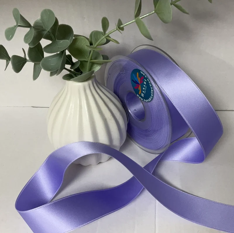 Satinband 25mm iris