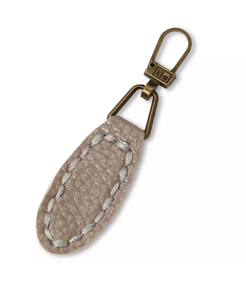 Prym Fashion Zipper taupe Kunstleder