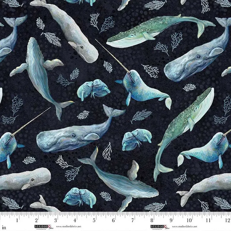 A Drop in the Ocean Panel Quilt Kit 66" X 78"