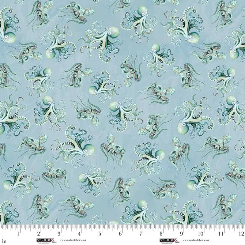 A Drop in the Ocean Panel Quilt Kit 66" X 78"