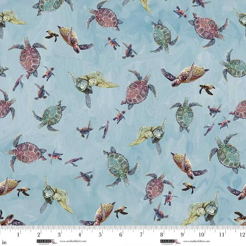 A Drop in the Ocean Panel Quilt Kit 66" X 78"