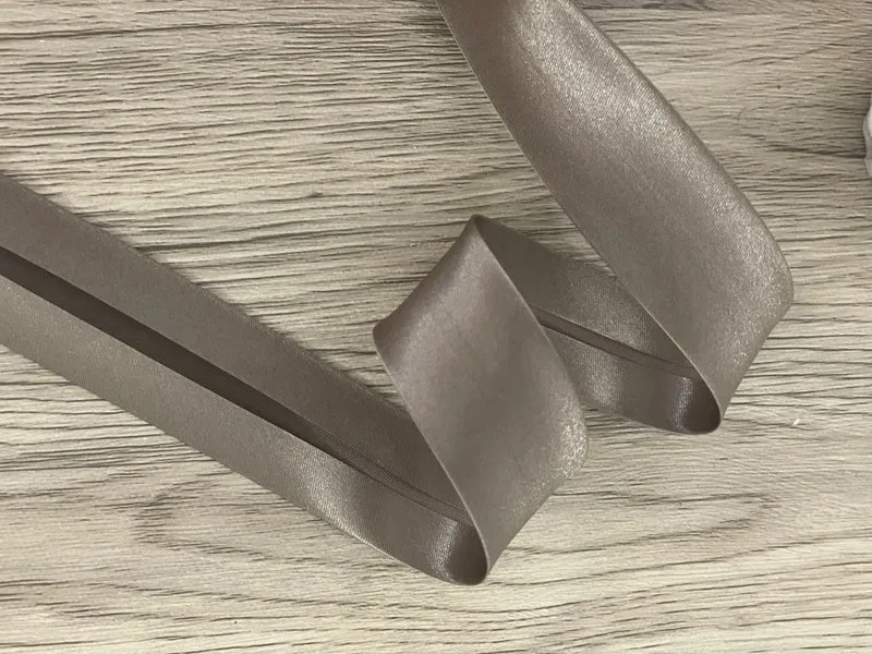 Satin-Schrägband 30mm cappuccino