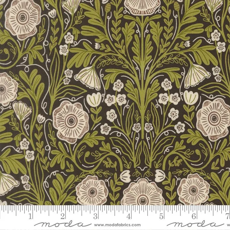 Gingiber, Henhouse, Poppy Floral, Iron Black