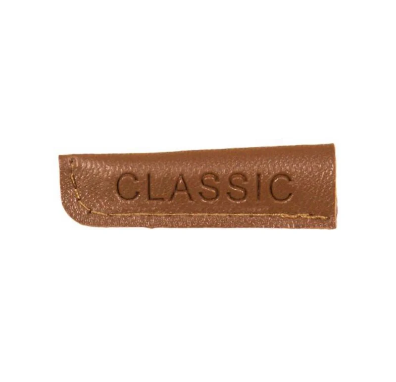 Kordelenden Lederimitat 1 Paar Classic camelfarben
