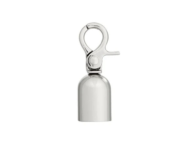 Karabinerhaken / Endkappe Quaste 52 mm