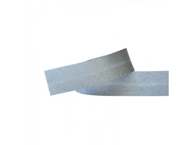Schrägband Metallic Uni 30 mm