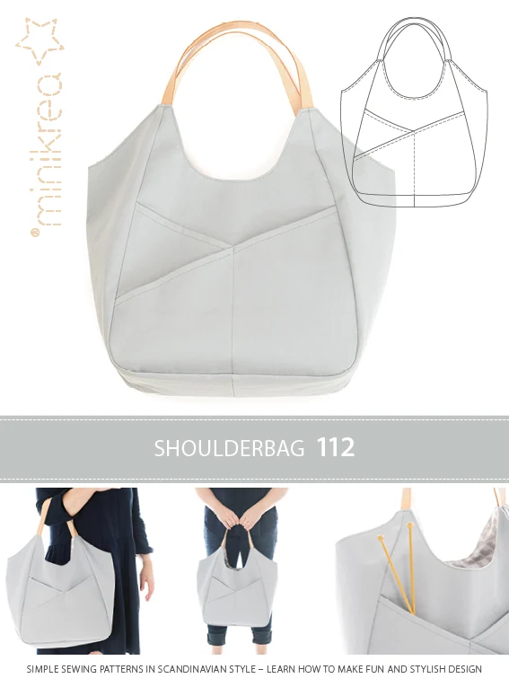 Schnittmuster 112 Schultertasche