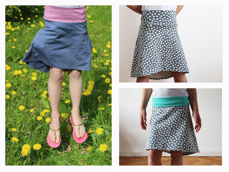 EVA Jerseyrock | Papierschnitt